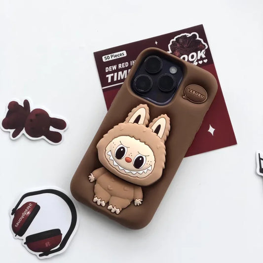 Cute 3D Labubu Cute Phone Case For iPhone 16 15 14